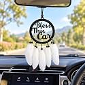 Dream Catcher Car Hanging Handmade Hanging Wall Hangings, Home Decor Garden, Car, Outdoor, Bedroom Pack of 1 (THE-CAN-CAR-Hang)