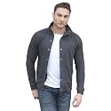 Dream of Glory Inc. Men's Standard Length Cotton Blend Solid Regular Jacket
