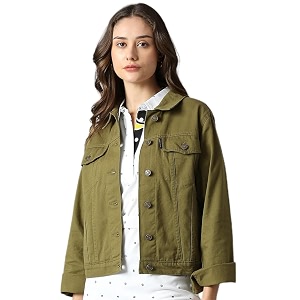 Dream of Glory Inc. Womens Denim Jacket