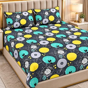 Dream Living Microfiber Polycotton Flat Queen Double