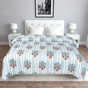 dream living reversible comforter microfiber reversible ac comforterblanket for all weather for double bed comforter green