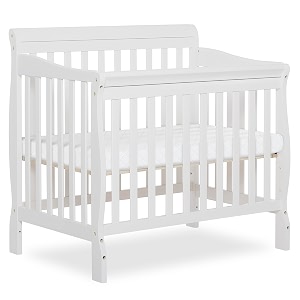 dream on me aden 4-in-1 convertible mini crib 36x23x39 inch pack of 1 white