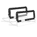 Dream On Me Lightweight Mesh Security Adjustable Bed Rail Double Pack with Breathable Mesh Fabric in Black and White, 2 Count (Pack of 1)