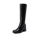 DREAM PAIRS Women39s Knee High Block Heel