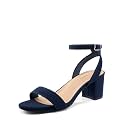 DREAM PAIRS Women's Low Chunky Heels Sandals