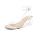 DREAM PAIRS Women's Low Chunky Heels Sandals
