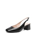 DREAM PAIRS Women39s Low Chunky Heels Slingback