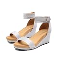 DREAM PAIRS Women39s Open Toe Buckle Ankle