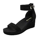 DREAM PAIRS Women39s Open Toe Buckle Ankle