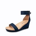 DREAM PAIRS Women39s Open Toe Buckle Ankle