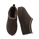 DREAM PAIRS Women39s Platform Genuine Suede House