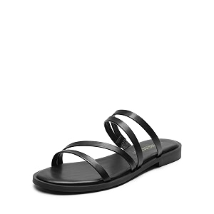 DREAM PAIRS Womens Studded Slide Sandals