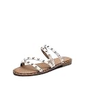 DREAM PAIRS Women39s Studded Slide Sandals