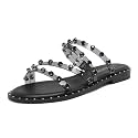 DREAM PAIRS Women39s Studded Slide Sandals