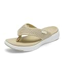 DREAM PAIRS Womens Arch Support Cushion Flip Flops