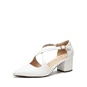 DREAM PAIRS Womens Chunky Closed Toe Comfort