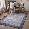 Dream Weaverz Anti Slip Rectangular Carpet for