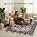 Dream Weaverz Anti Slip Rectangular Carpet for