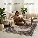 Dream Weaverz Anti Slip Rectangular Carpet for