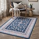 Dream Weaverz Anti Slip Rectangular Carpet for