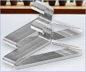 Dream Weaverz Steel Space Saving Steel Coat Pack of 24 Hangers For Coat (Silver) Plastic Shirt Pack of 24 Hangers For  Shirt