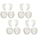 Dreambaby EZY-Fit Door Knob Child Proof Safety Covers - Fits Most Standard Doorknobs - Suitable for Push &amp; Twist Locks - White - 12 Pack - Model L908