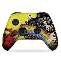 DreamController Deaddpool &amp; Unicorn Custom X-box Controller Wireless compatible with X-box One/Series X/S Proudly Customized in USA with Permanent HYDRO-DIP Printing (NOT JUST A SKIN)