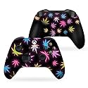 DreamController Neon Weed Custom X-box Controller Wireless compatible with X-box One/Series X/S Proudly Customized in USA with Permanent HYDRO-DIP Printing(NOT JUST A SKIN) (MODDED)