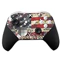 DreamController Tatterred Flag X-box Elite Controller Series 2 Core Limited Edition Custom Elite Core Controller for X-box One/Series X/S Made with Advance HydroDip Paint Technology(Not Just Skin)