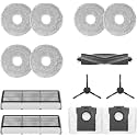 dreame Accessory Kit for L10s Pro Ultra, L40 Ultra AE, D20 Ultra Robot, Includes 1x Main Brush, 2X Side Brushes, 2X Dust Filters, 2X Dust Bags, 6X Mop Pads (3 Pairs)