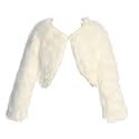 Dreamer Little Girls Long Sleeve Faux Fur Pearl Button Special Occasion Shrug