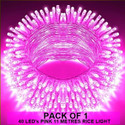 Dreamica 40 LEDs 11 m Pink Steady String Rice Lights