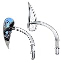 DREAMIZER Motorcycle Mirror M8 M10 Street Glide Mirrors Motorbike Rear View Side Accessories Compatible with Harley Sportster Road King Electra Dyna Softail Ultra Vrod and More