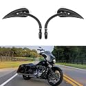 DREAMIZER Motorcycle Mirror M8 M10 Street Glide Mirrors Motorbike Rear View Side Accessories Compatible with Harley Sportster Road King Electra Dyna Softail Ultra Vrod and More