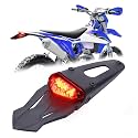 DREAMIZER Rear Fender Red 12V LED Tail Light Brake Lamp For Off-road Motorcycle Motocross Dirt Bike (Red#1)