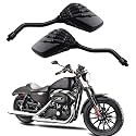 DREAMIZER Universal Motorcycle Black 8mm/10mm Skull Skeleton Hands Side Rear View Mirrors Compatible with Harley XL Softail Honda Yamaha Suzuki Kawasaki Old School