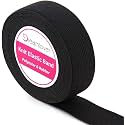 Dreamlover Black Elastic Spool Elastic Sewing Band for Wigs Waistband Underwear Pants Shoes Sheets Costumes Craft DIY Projects, 1 Inch x 5 .5 Meters