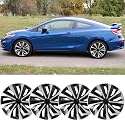 DREAMOTOR 15 inch Hubcaps Set of 4 Automotive Wheel Rim Covers hub caps