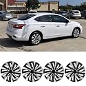 DREAMOTOR 16 inch Hubcaps Set of 4, Automotive Wheel Rim Covers hub caps
