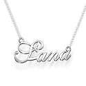 Sana Cursive Gold &amp; Silver Name Pendant Necklace, Best Jewelry Gift for Girls.