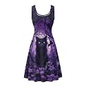 Dreaweet Casual Sleeveless Dresses for Women Girls, Round Neck Tank Dresses with Pockets Summer Sundress Size XS-4XL