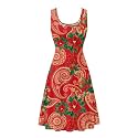 Dreaweet Casual Sleeveless Dresses for Women Girls, Round Neck Tank Dresses with Pockets Summer Sundress Size XS-4XL