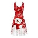 Dreaweet Casual Sleeveless Dresses for Women Girls, Round Neck Tank Dresses with Pockets Summer Sundress Size XS-4XL