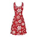 Dreaweet Casual Sleeveless Dresses for Women Girls, Round Neck Tank Dresses with Pockets Summer Sundress Size XS-4XL