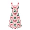 Dreaweet Casual Sleeveless Dresses for Women Girls, Round Neck Tank Dresses with Pockets Summer Sundress Size XS-4XL