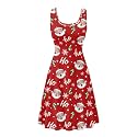 Dreaweet Casual Sleeveless Dresses for Women Girls, Round Neck Tank Dresses with Pockets Summer Sundress Size XS-4XL