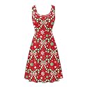 Dreaweet Casual Sleeveless Dresses for Women Girls, Round Neck Tank Dresses with Pockets Summer Sundress Size XS-4XL