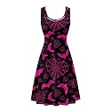 Dreaweet Casual Sleeveless Dresses for Women Girls, Round Neck Tank Dresses with Pockets Summer Sundress Size XS-4XL