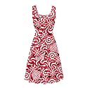 Dreaweet Casual Sleeveless Dresses for Women Girls, Round Neck Tank Dresses with Pockets Summer Sundress Size XS-4XL