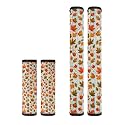 Dreaweet Colorful Maple Leaf Print Fridge Handle Covers Set of 4